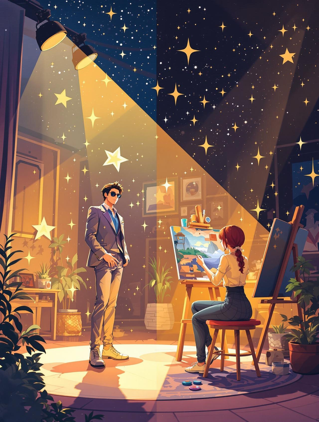 黄豆AI魔改 - 星辰不及你温柔