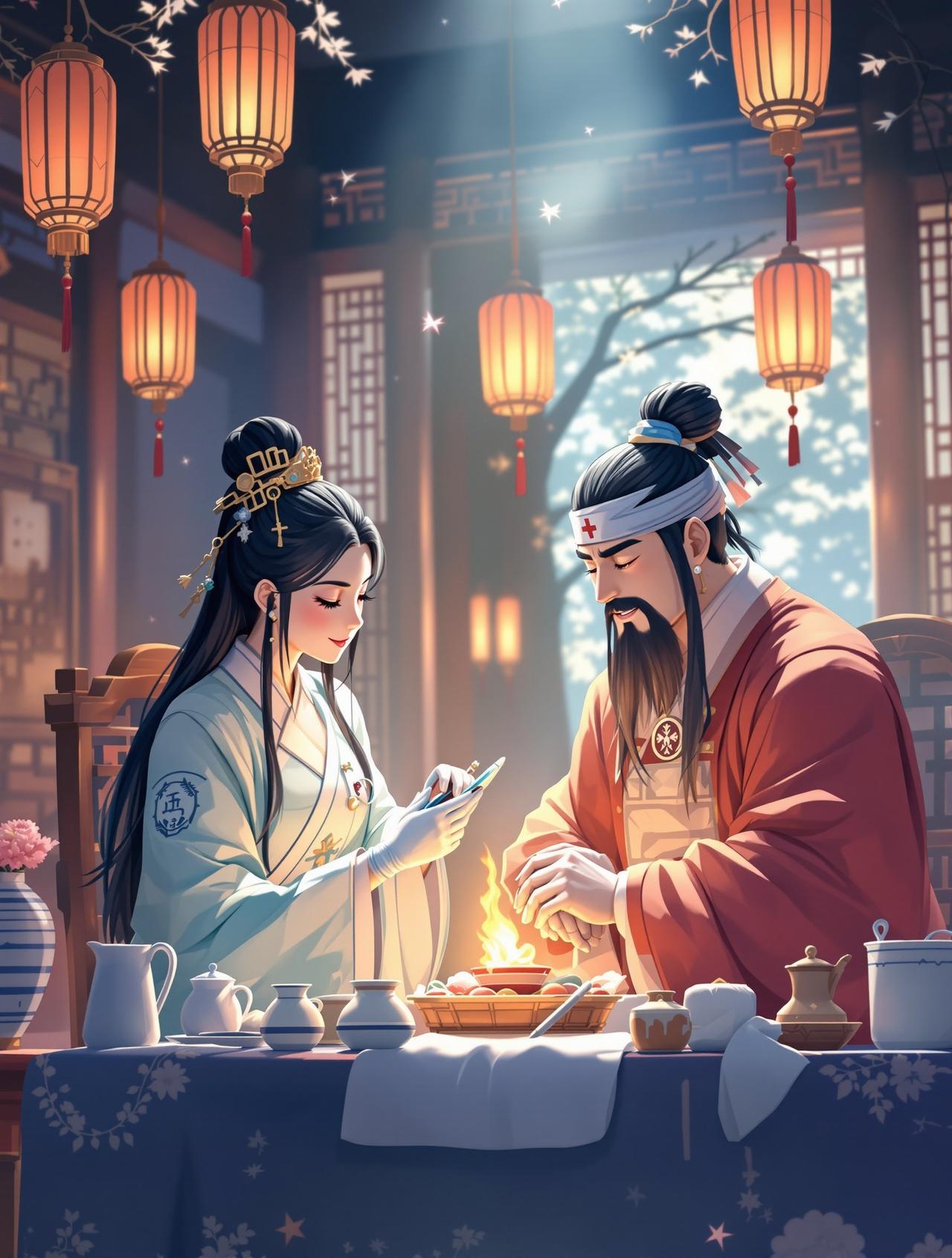 黄豆AI魔改 - 皇上的小医女